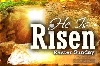 He Is Risen Resurrection Sunday Church Video Loop