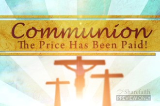 Communion Golgotha Cross Worship Video Loop