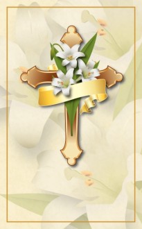Easter Lily Resurrection Sunday Church Bulletin Cover