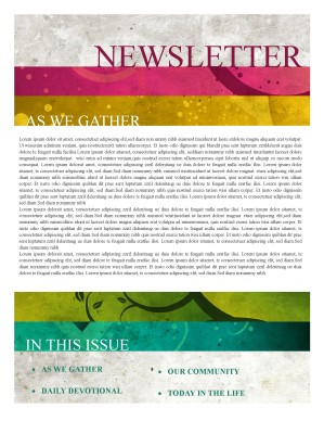 Fellowship Church Newsletter