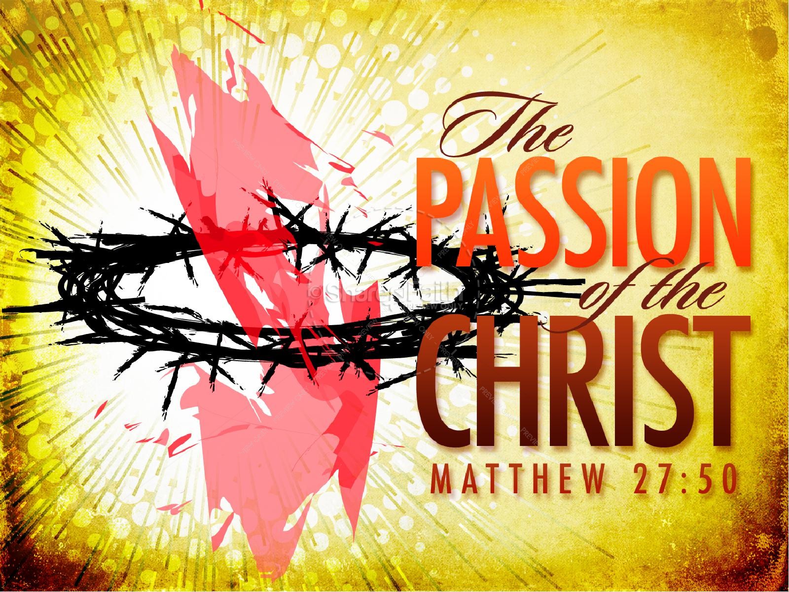 Passion of the Christ Easter Sermon | slide 1