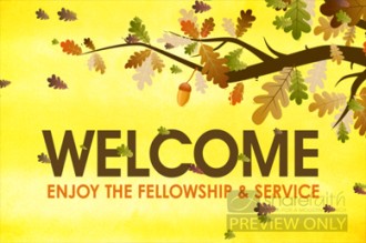 Fall Worship Welcome