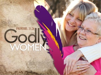 Godly Women PowerPoint Template Godly Women PowerPoint Template