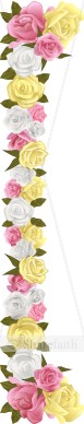 Realistic Spring Rose Page Side 2