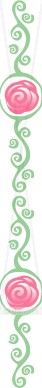 Rose Symbol with Vines Side