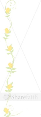 Yellow Rose Faded Side