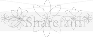 Flower Petals Geometric Design