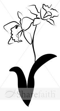 Orchid Ink Sketch