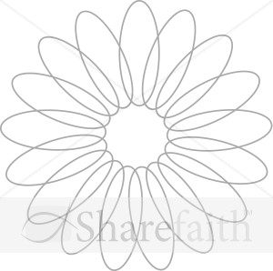 Spiral Flower Petal Design