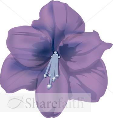 Purple Hibiscus Corsage
