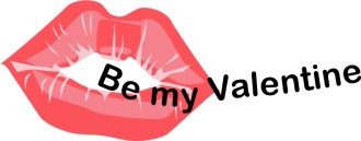 Be My Valentine with Red Lips