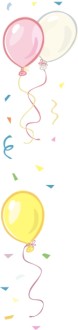 Three%20Birthday%20Balloons%20Rising%20in%20Confetti