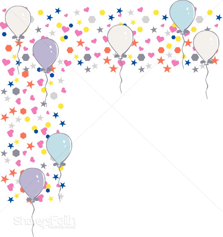 clipart birthday balloons. Birthday Balloons Corner