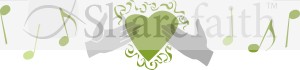 Green Music and Hands Holding Heart