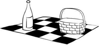 Black%20and%20White%20Picnic%20Blanket%20Basket%20and%20Wine