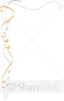 Calligraphic Ribbon Page Side