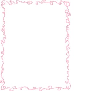 Pink Party Ribbon Frame