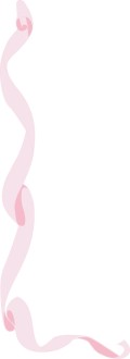 Pink Ribbon with Shadows