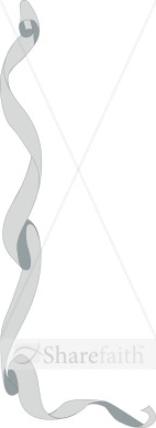 Gray Ribon with Shadows