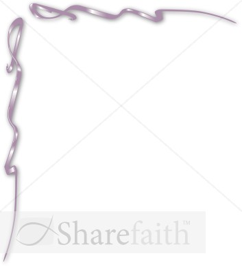 corner border clipart. Gleaming Purple Upper Corner
