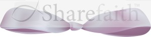 Realistic Purple Ribbon Bow
