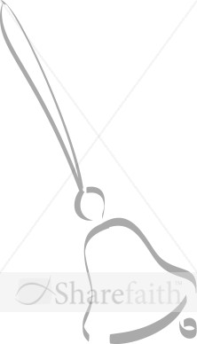Simple Gray line Hand Bell