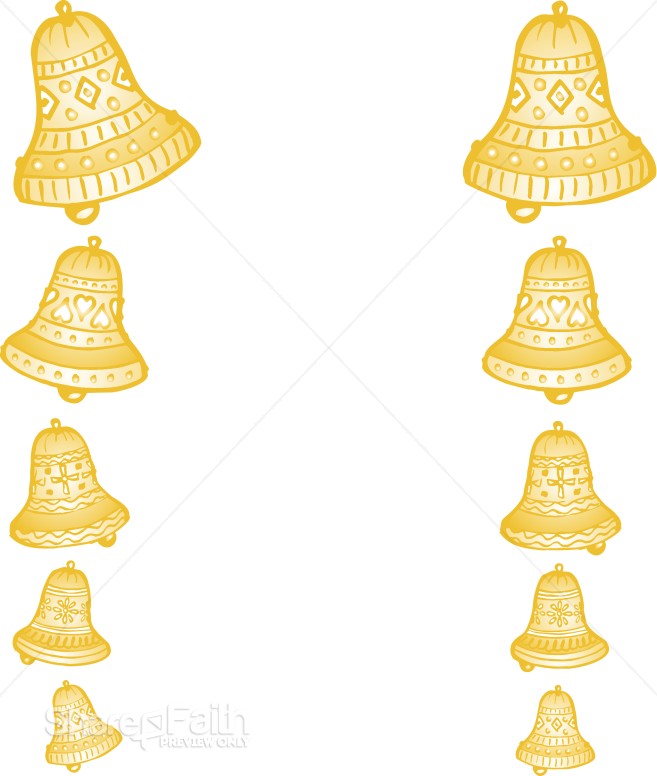 clip art wedding bells. of Golden Wedding Bells