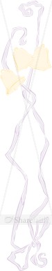 Pastel Church Bells with Ribbons Side