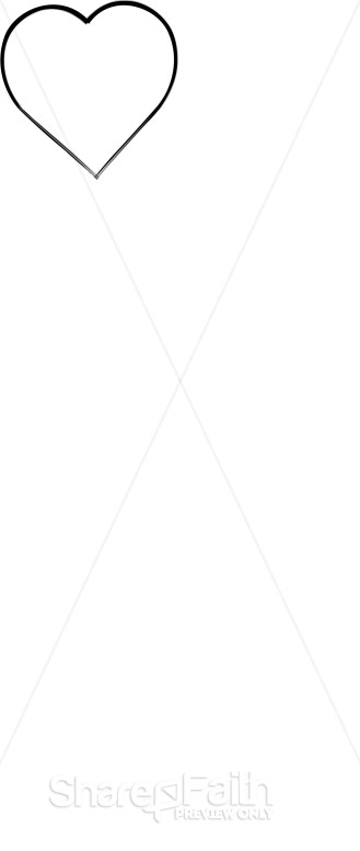 Small Outlined Heart