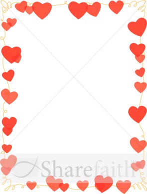Red Heart Frame