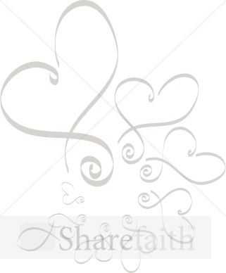 Circle of Fancy Hearts