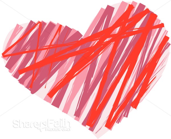 Vivid Modern Heart