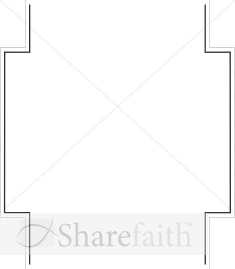 Geometric BW Page Sides