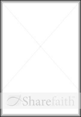 Three Black Lines Frame