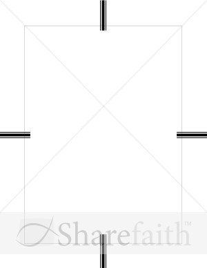 Insert Frame with Four Bar Accents