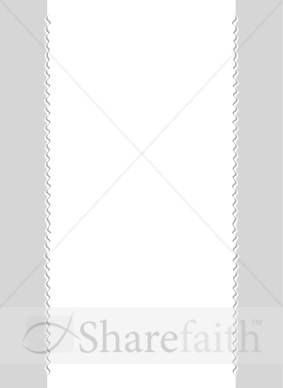 Gray Bar Sides with Stylized Ribbon Line Accents
