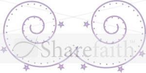 Deco Spirals with Stars