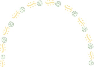 Stylized Easter Flower Arch