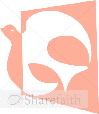 Pink Dove Graphic