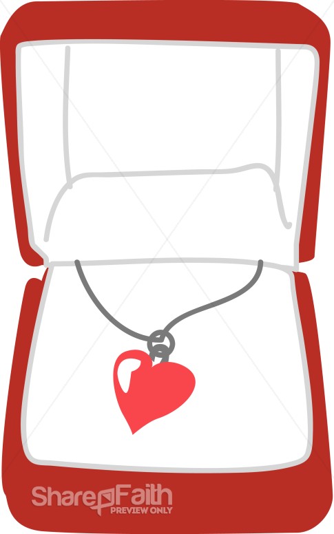 Heart Necklace in a Box
