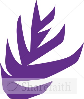 Abstract Purple Foliage