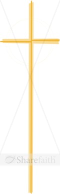 Slender Gold Cross