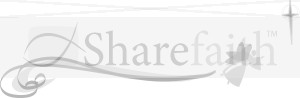 Stylized Gray Swirl Angel with Cross