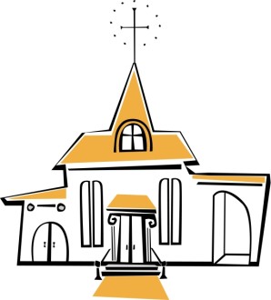 Joyful White and Yellow Church