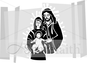 Jesus, Mary and Joseph