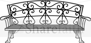 Nostalgic Iron Bench