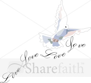 Love Dove Clipart