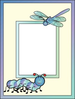 Dragonfly and Caterpillar