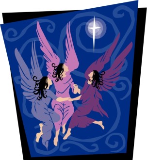 Angels with Star of Bethlehem