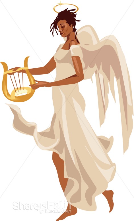 Angel with Harp